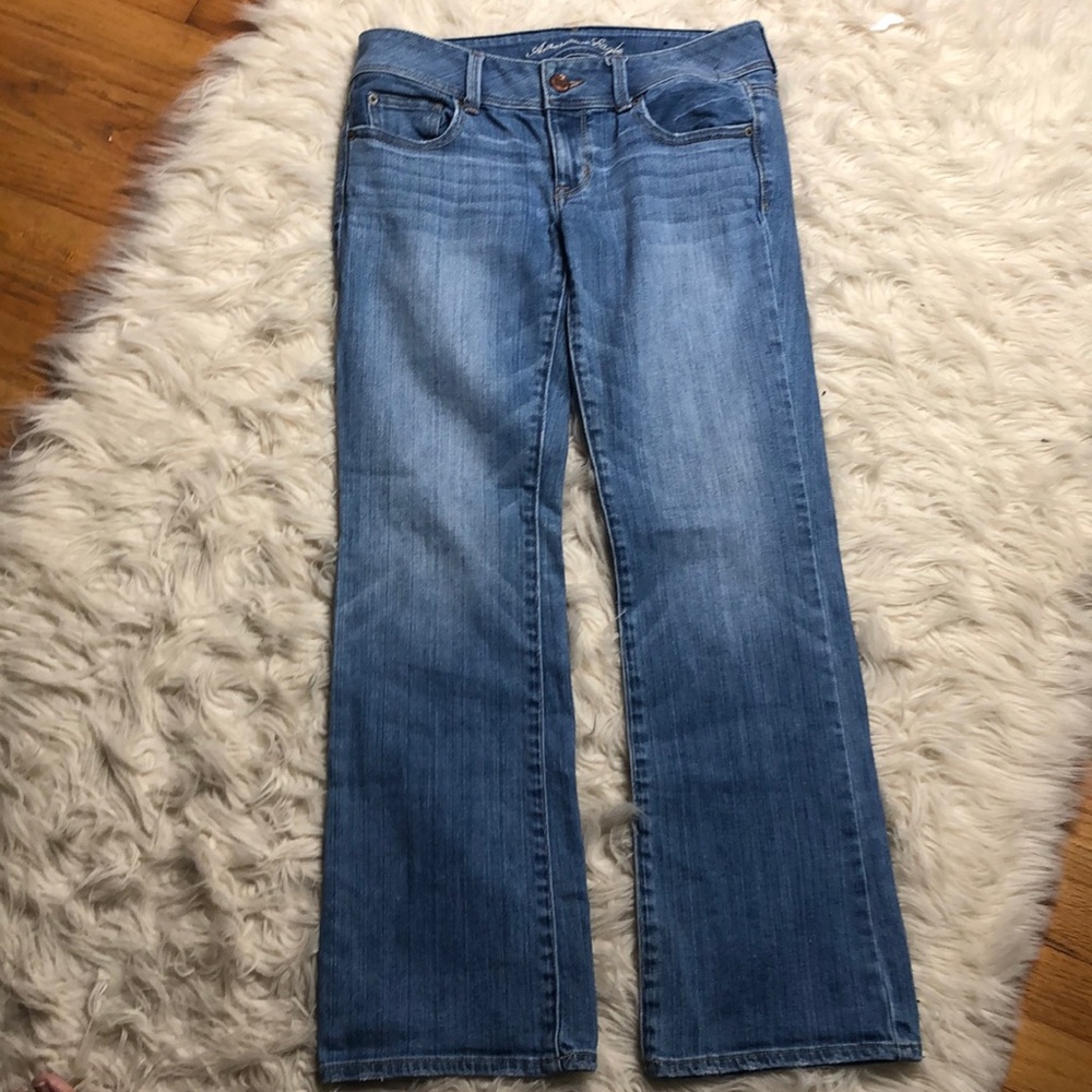 American Eagle Jeans Slim Boot Stretch sz 6 DENIM AE PERFECT CONDITION